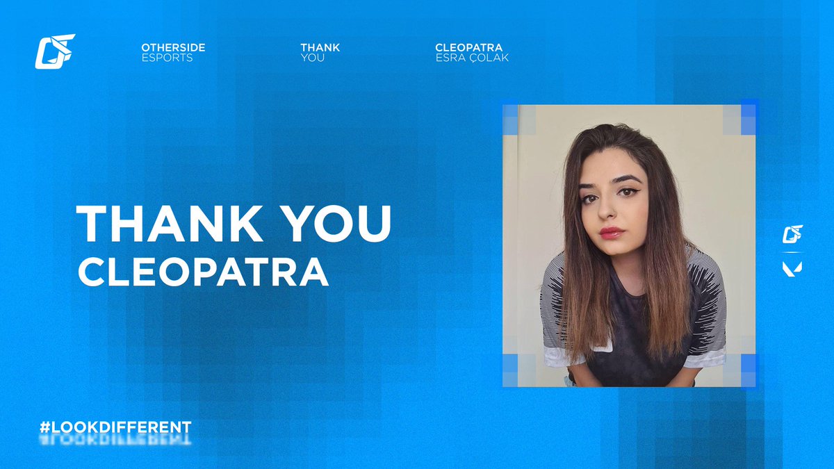 Uzun süredir ailemizin bir parçası olan Esra "Cleopatra" Çolak ile <a href="/sangalgg/">Sangal</a>'e transferi sebebiyle yollarımızı ayırıyoruz.

Bugüne kadar verdiği emekler için teşekkür ediyor yeni macerasında kendisine başarılar diliyoruz💙