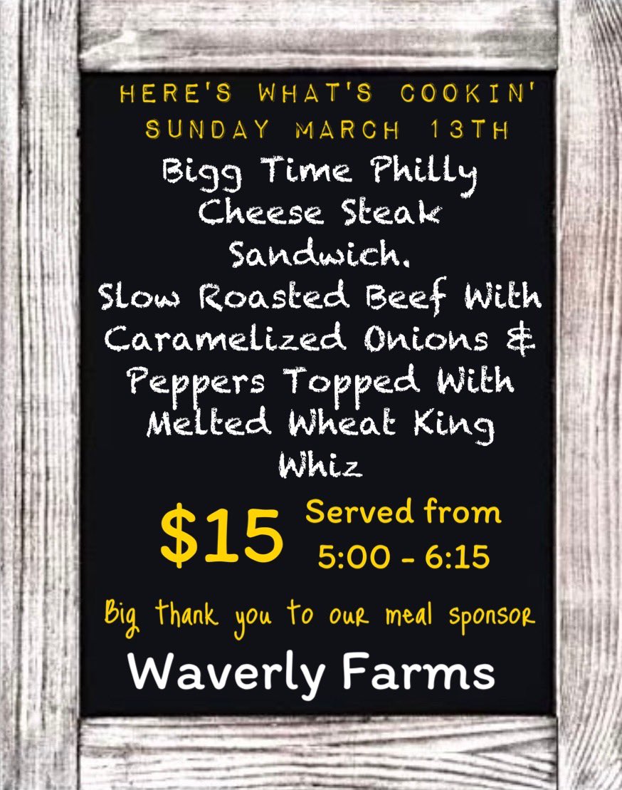 Game 4 tonight vs. Carnduff. There will be food, drinks, hockey, at least $4000 up for grabs. If you had plans, change them and head to the rink! Big thank you to our Meal sponsor Waverly Farms!