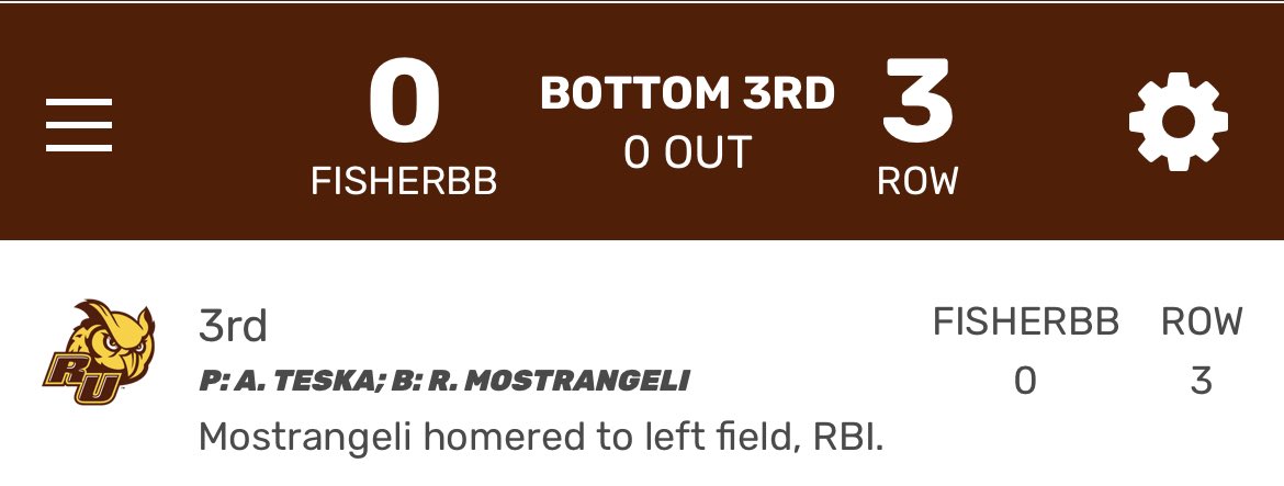 san_chise's tweet photo. @ryanmost24 with the team on his back today for @RowanBaseball_ ⚾️ 🦉 homer in the 3rd, grand slam in the 4th … Rowan up 7-0 @D3BaseballPod https://t.co/cUm5vseFZN