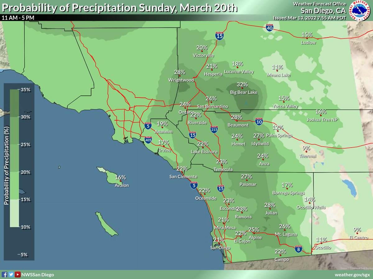 NWSSanDiego's tweet photo. "So you're saying there's a chance." Just something to look forward to. https://t.co/NZlNDTWFWE