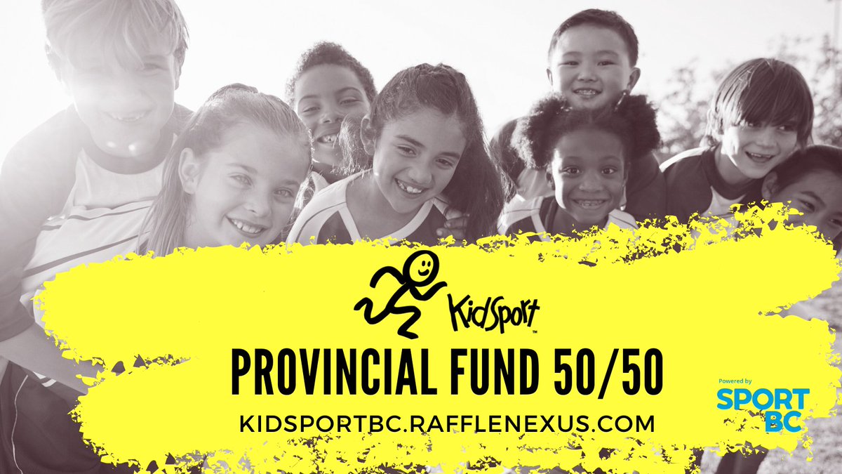 This is the last week to purchase tickets for our online Provincial Fund 50/50. Sales close this Friday March 18. Help provide more opportunities for kids in sport. Visit kidsportbc.rafflenexus.com to purchase for a chance to win! #SoALLKidsCanPlay #PoweredbySportBC