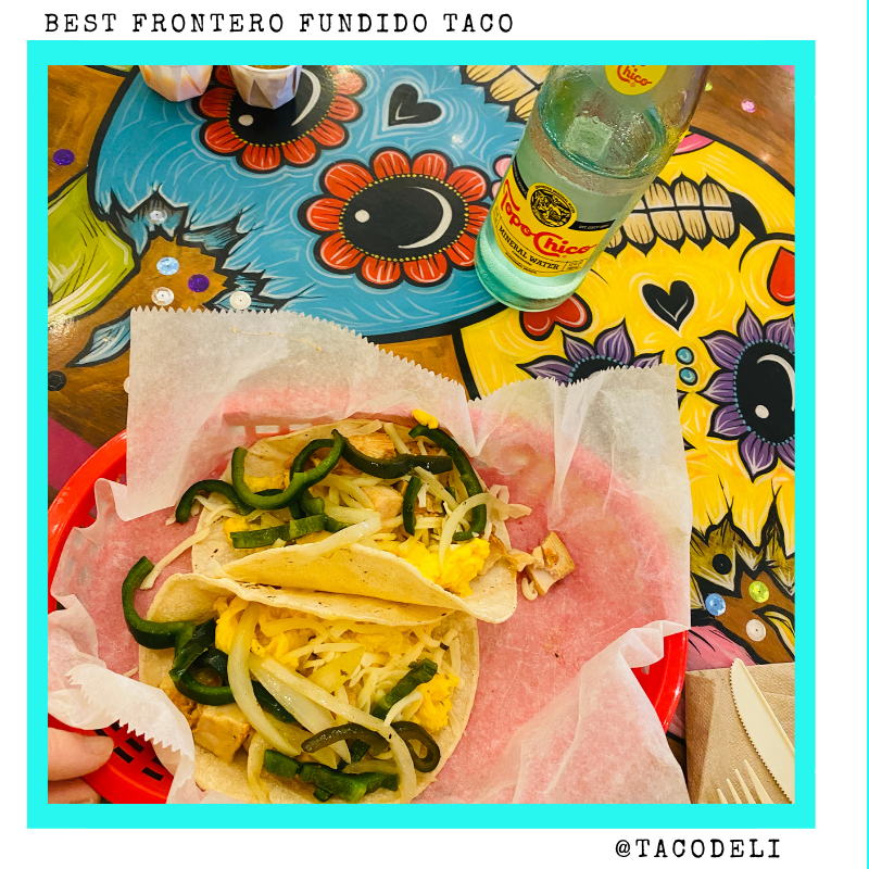 sxsweats's tweet photo. Everyone loves the breakfast tacos in Austin and @tacodeli is a must!  Their fundido frontero taco is one of the best tacos on the menu...enjoy! And download our free @keepaustineatin app for the full #sxsweats picks! #sxsw2022 #atx #keepaustineatin https://t.co/Lp8m2Df9LC