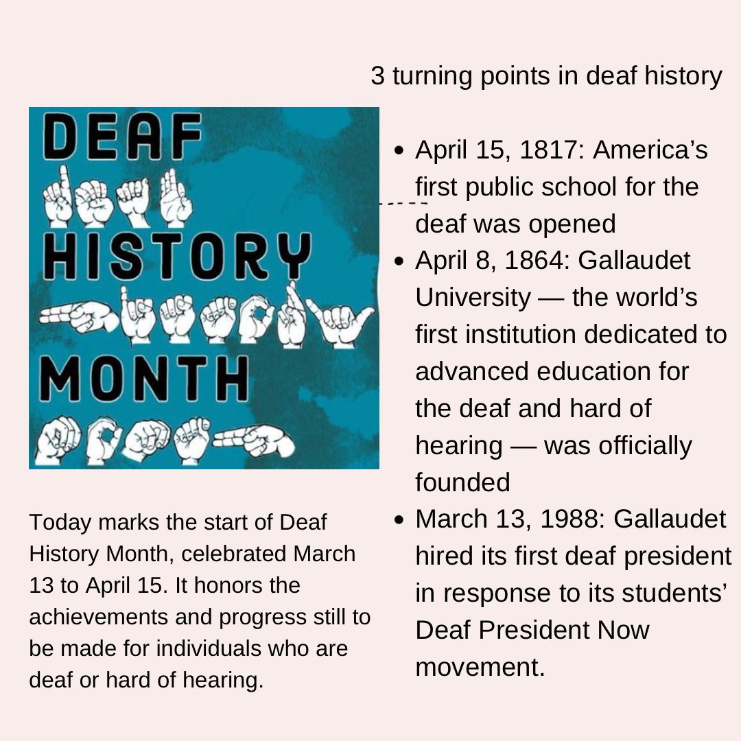 lbcpta's tweet photo. Happy #DeafHistoryMonth! Let’s keep working to make our schools and community more inclusive and welcoming to all. Kids’ books link in bio. 💚 https://t.co/8SlWfF5knS
