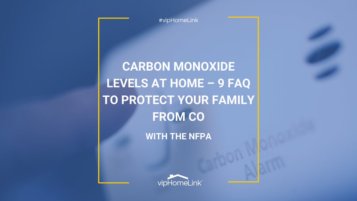 vipHomeLink's tweet photo. To help you prevent a deadly build of CO in your home, we tackled 9 FAQ about detecting & preventing CO with the help of the @NFPA!
Read about them here: https://t.co/5GCSM6D3rS
#vipHomeLink #BestBlog #vipBlog #CO #CarbonMonoxide #InvisibleKiller #HomeMaintenance #NFPA https://t.co/tRaTlij9FM