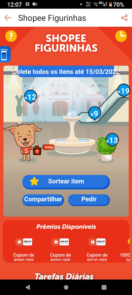 Giselychris021's tweet photo. @shopee_br Assim não dá sho, 50 chances e nem 1 sacolinha 🥲🤡 https://t.co/grJZ1zAjUM