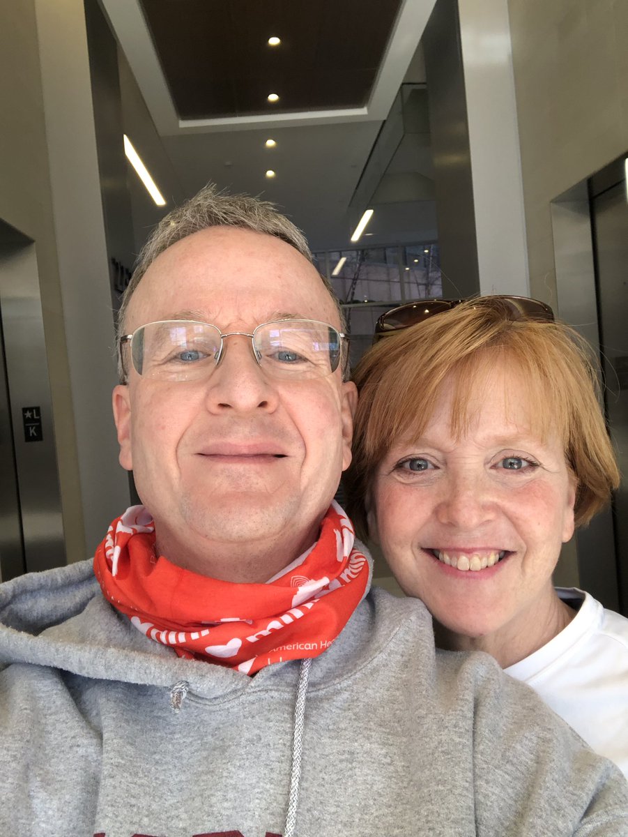 cliffpeale's tweet photo. Getting ready for the #heartmini with @ppeale. Learn #CPR - you could save a life some day. https://t.co/szh2UVkkRm