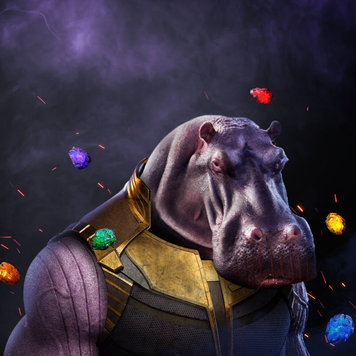 "I Will Shred This Universe Down To Its Last Atom. And Then... Create A New One... A Grateful Universe." #Thanos

Get whitelisted to explore some of the most exclusive, unique 3D Hippo NFTs #NFT #NFTs #NFTCollection #NFTCommunity