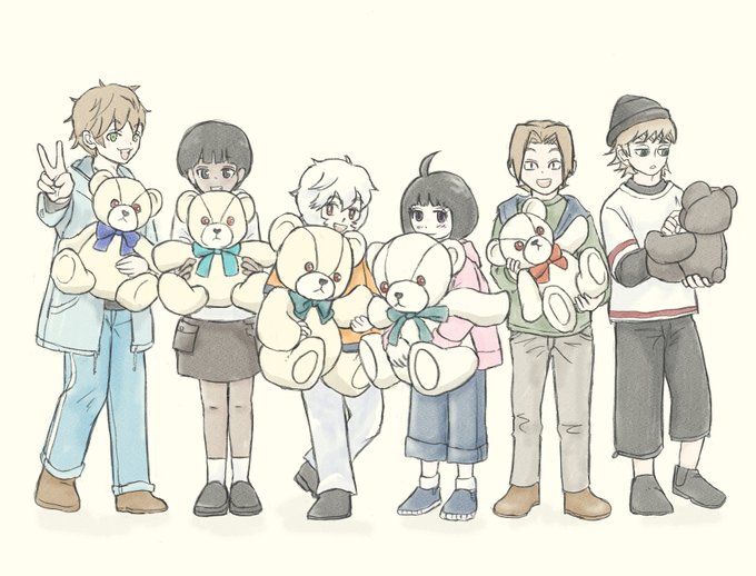 1P漫画の1コマ目🧸
漫画で仕上がるのまだ時間かかりそうだから、フライング 