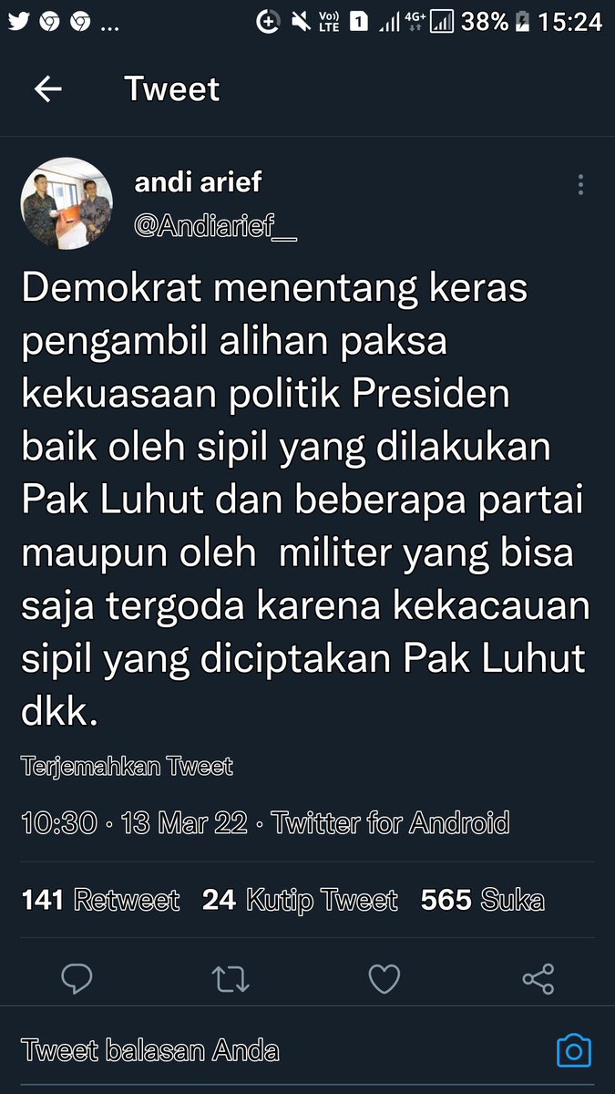 KENAPA DIHAPUS ??? 
Takut ya