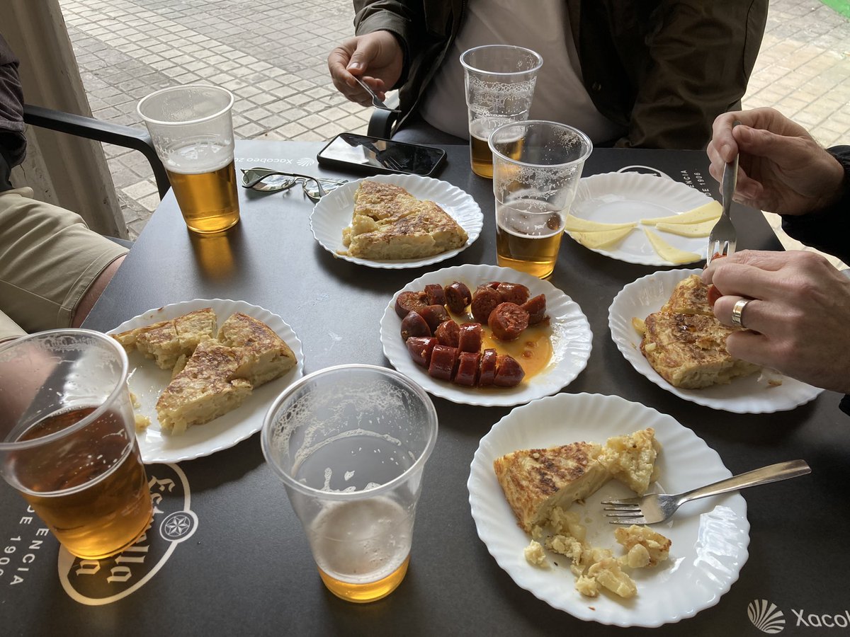 Football + Tapas + Beer = 🙂