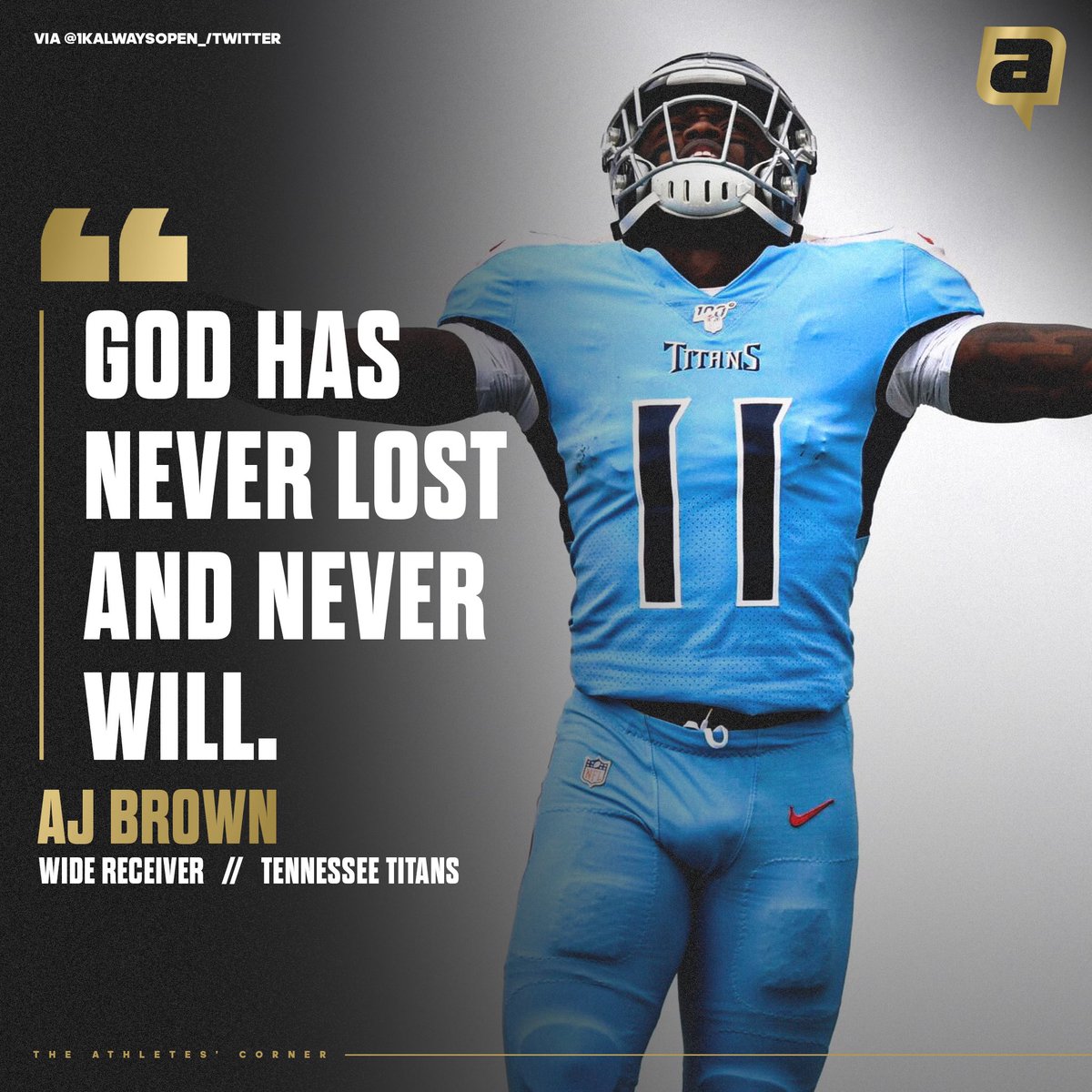 He’s undefeated 💯