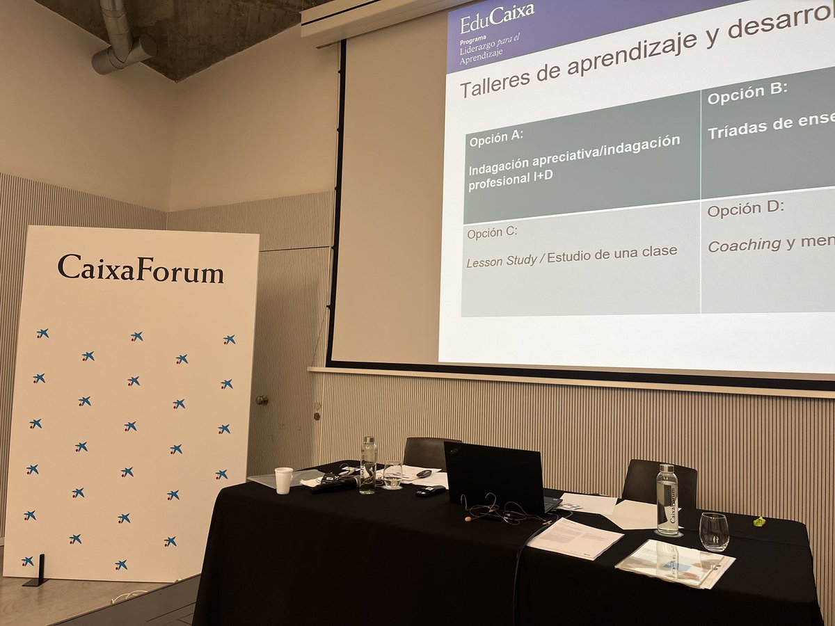 Acabamos la formación de la 2a fase presencial del programa #LiderazgoparaelAprendizaje de <a href="/Educaixa/">EduCaixa</a>! 

🧠💡Volvemos con muchas ideas, reflexiones y aprendizajes para poner en práctica💪

✨Gracias <a href="/AnnaJolonch/">Anna Jolonch</a>  <a href="/carminapinya/">Carmina Pinya 🎗</a> <a href="/JoseAlberMartin/">Jose Alberto Martín</a> por guiarnos!✨