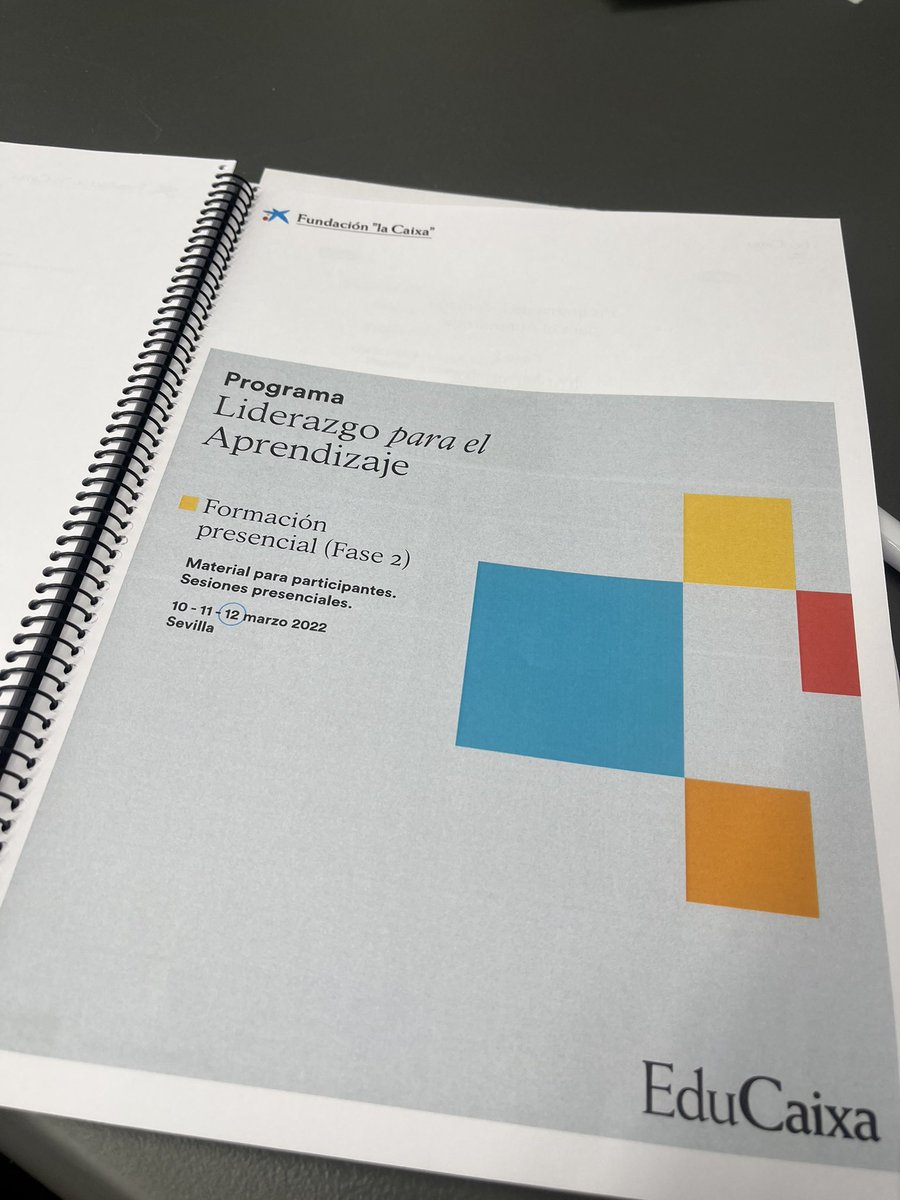 cgp986's tweet photo. Acabamos la formación de la 2a fase presencial del programa #LiderazgoparaelAprendizaje de @Educaixa! 

🧠💡Volvemos con muchas ideas, reflexiones y aprendizajes para poner en práctica💪

✨Gracias @AnnaJolonch  @carminapinya @JoseAlberMartin por guiarnos!✨ https://t.co/IvIUCt5v1L