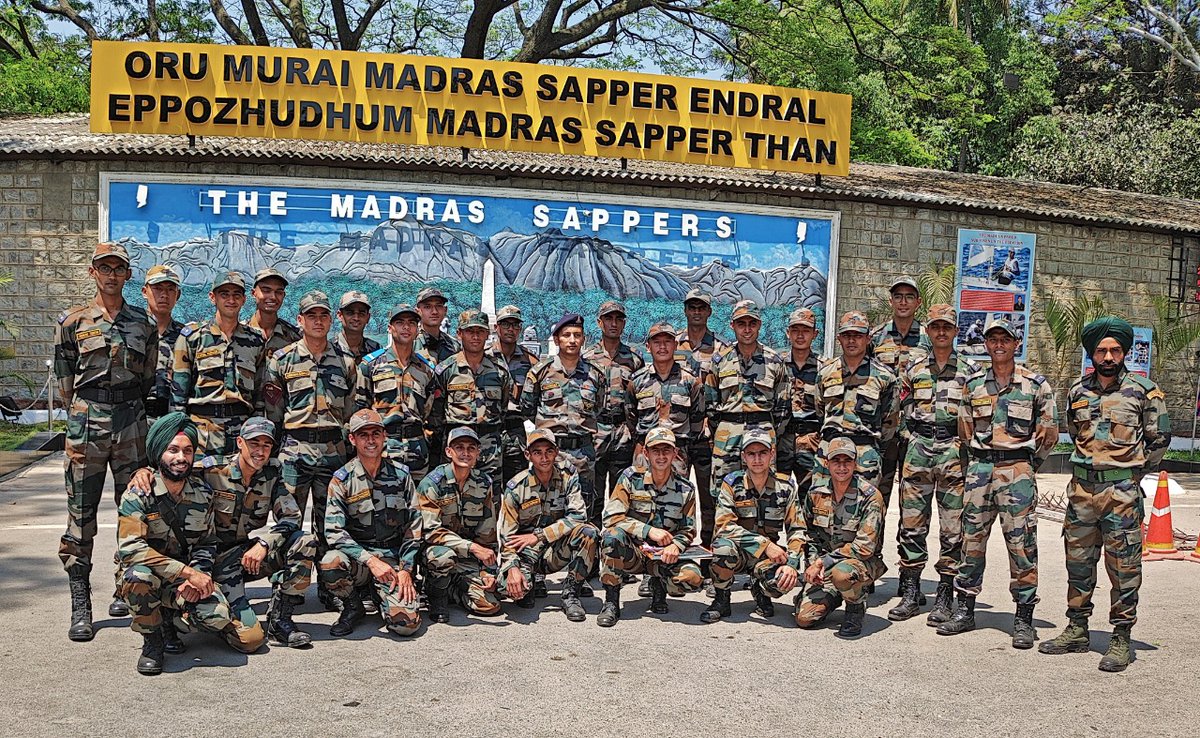 artrac_ia's tweet photo. Gentlemen Cadets from Cadets Training Wing, #CMEPune visited  AFA Dundigal, Naval Dockyard Mumbai, MCEME, MEG, BNHS &amp; others as part of educational tour wef 10 to 13 Mar 22 to foster jointmanship &amp; enhance awareness amongst future military leaders
@IAF_MCC
@indiannavy
@BNHSIndia https://t.co/qM6DvYD9sI