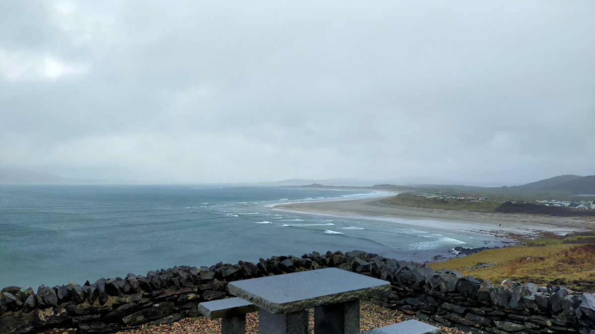 Emmawalk83's tweet photo. Donegal coastline never disappoints, even in the rain. #portnoo #ardara #dungloe. Now time to dry off and watch some national League football #mccaffertys of dungloe. https://t.co/ROr7YejWDP