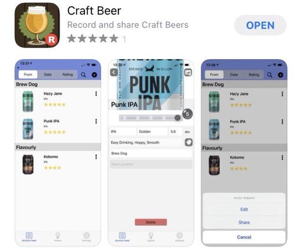 two_apps's tweet image. Love Craft Beer? Log your favourite beers in this easy to use App #CraftBeer #beer
↗️ iOS apps.apple.com/gb/app/craft-b…
↗️ Android play.google.com/store/apps/det…