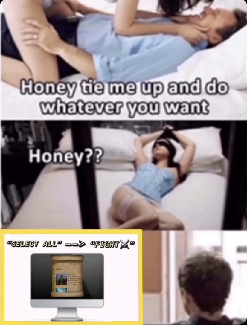 kapp6464's tweet photo. Priorities 😂 @ShadowQuest_NFT #SQMeme https://t.co/h5hvdPPHD0