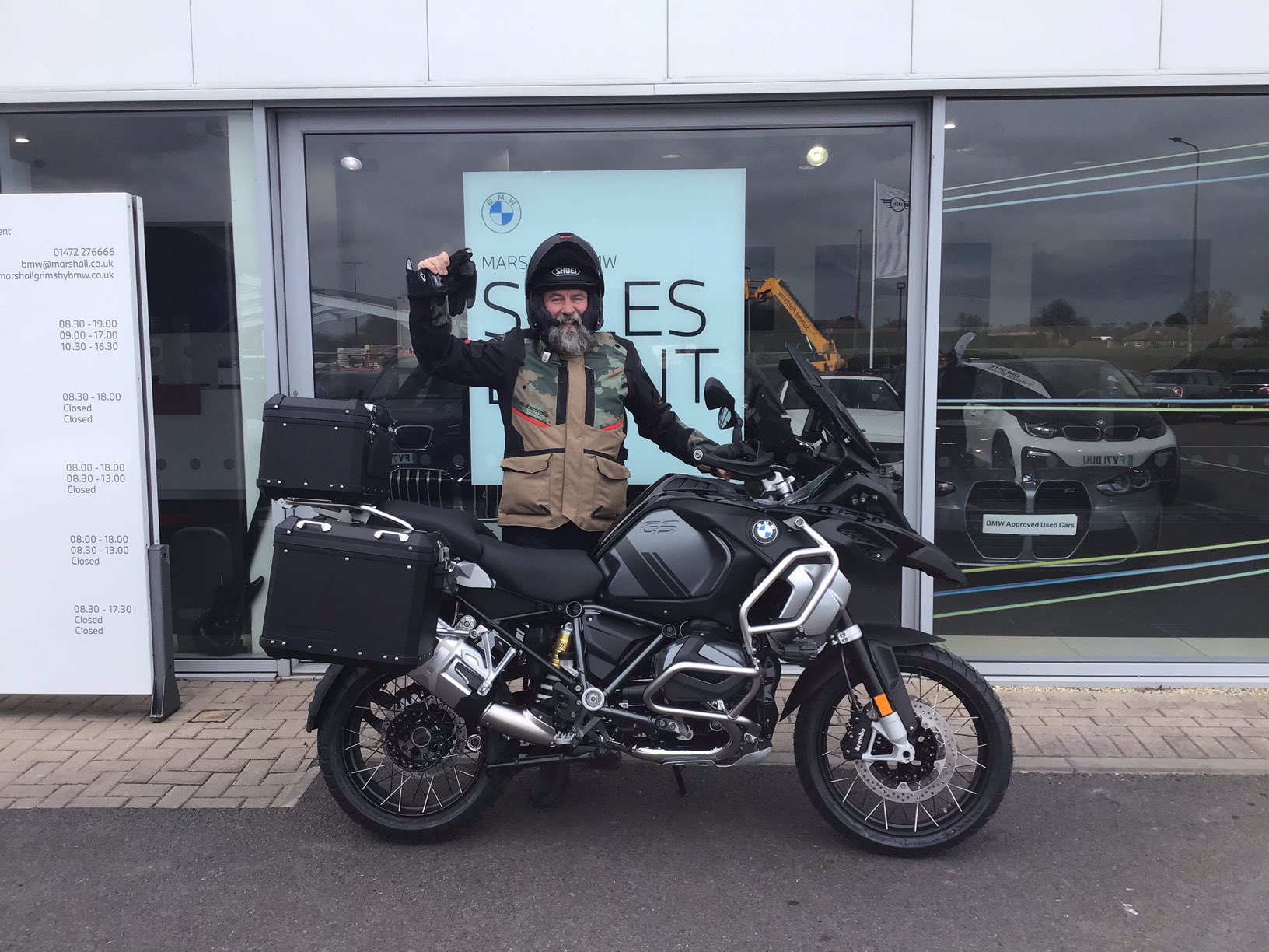 Marshall BMW Motorrad on Twitter: "Mr Noble came to pick up his new BMW ...