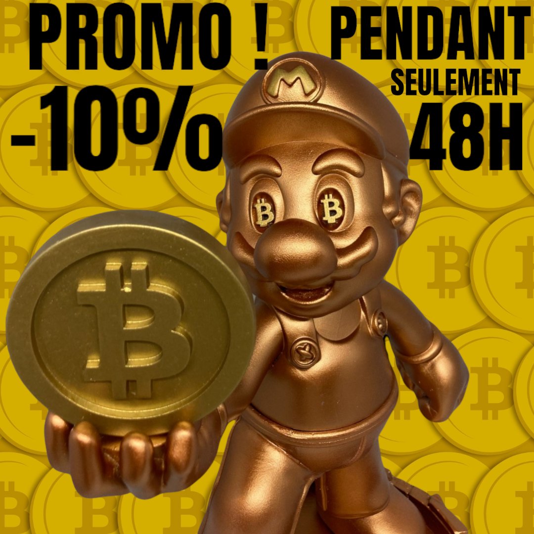 Overcut_Studio's tweet image. LA BONNE AFFAIRE DU JOUR 😎

Profitez de 10% de réduction sur notre figurine Collector
 #MARIO x #BTC
3 coloris au choix
Offre valable pendant 48H seulement !

LIVRAISON OFFERTE EN FRANCE MÉTROPOLITAINE
👇💻📱
overcut.fr/products/mario…

Fin de l'offre promotionnelle le 15/03/2022.