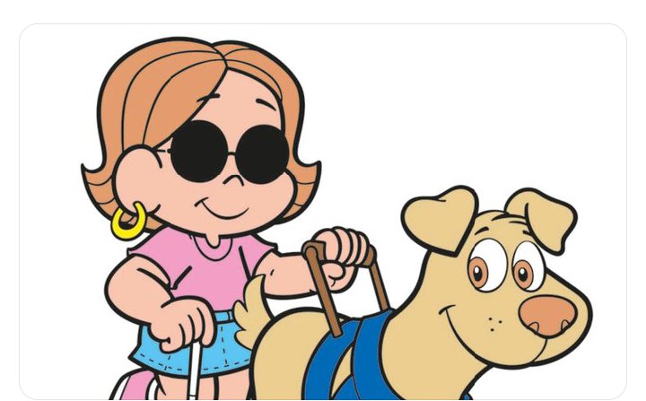 tracklist's tweet photo. Para homenagear Dorinha, personagem com deficiência visual da Turma da Mônica, Maurício de Sousa lançou uma coleção de gibis totalmente em braile. https://t.co/WxUpED03kJ