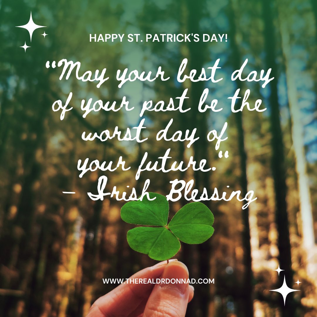 TheRealDrDonnaD's tweet photo. Happy St. Patrick’s Day! 
 #decideandthrive #DrDonnaD #Eudaimonia
#TherapistTwitter #TherapistsConnect https://t.co/M1C3kRQ7Mb https://t.co/CgimWK4bxA