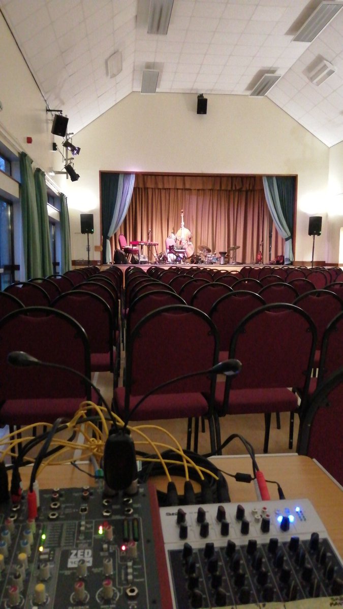 Another day, another village hall for the final gig of Moishe's Bagel's Dorset Tour. Tonight, Cerne Abbas has the pleasure....... @Artsreach <a href="/MoishesBagel/">Moishe's Bagel</a> <a href="/Ruraltouring/">NRTF Rural Touring</a> <a href="/ace_southwest/">Arts Council England, South West</a> <a href="/ace_national/">Arts Council England</a> <a href="/DorsetCouncilUK/">Dorset Council UK</a> <a href="/Blanch_Bailey/">Blanchards Bailey</a>