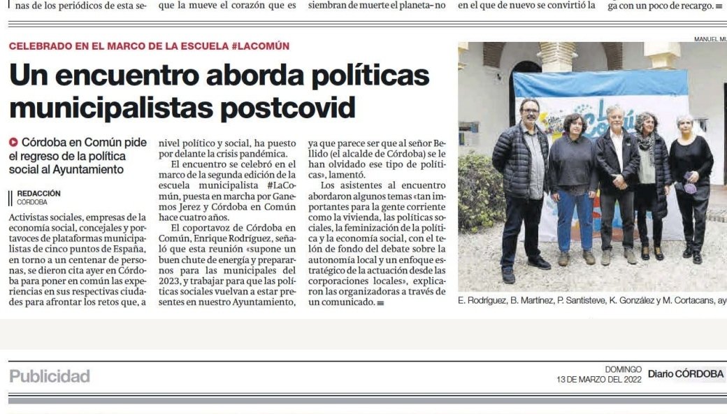 Córdoba en Común (@cordobaencomun) on Twitter photo 