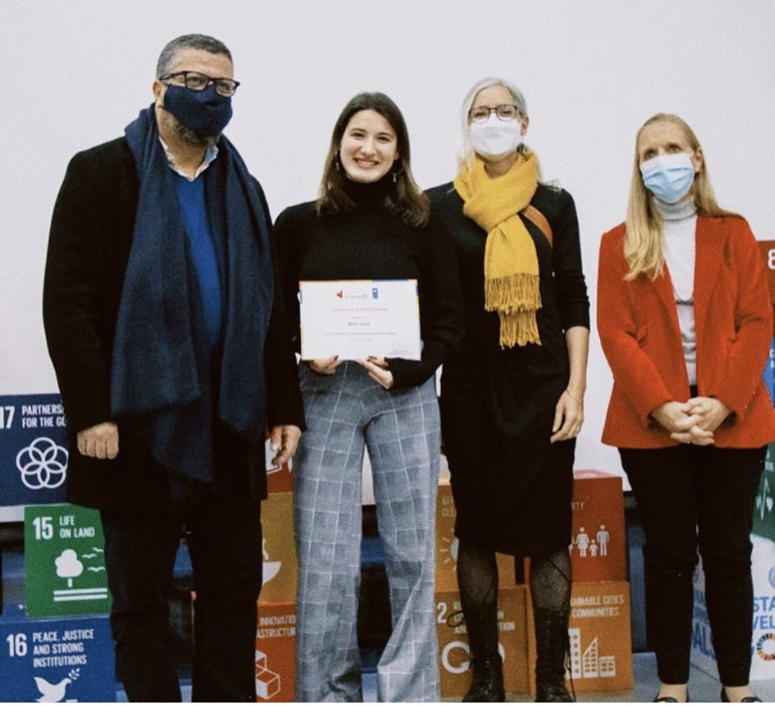 AbirChebaro's tweet photo. Proud of the talented Noura Salam my former @LAUMEPI_TL @LebAmUniv student and feminist artist who has participated in #createforequality competition for #iwd2022 by @UNDP_Lebanon and @CanadaLebanon under the theme of women’s economic #Empowerment https://t.co/6y6MM24CpL