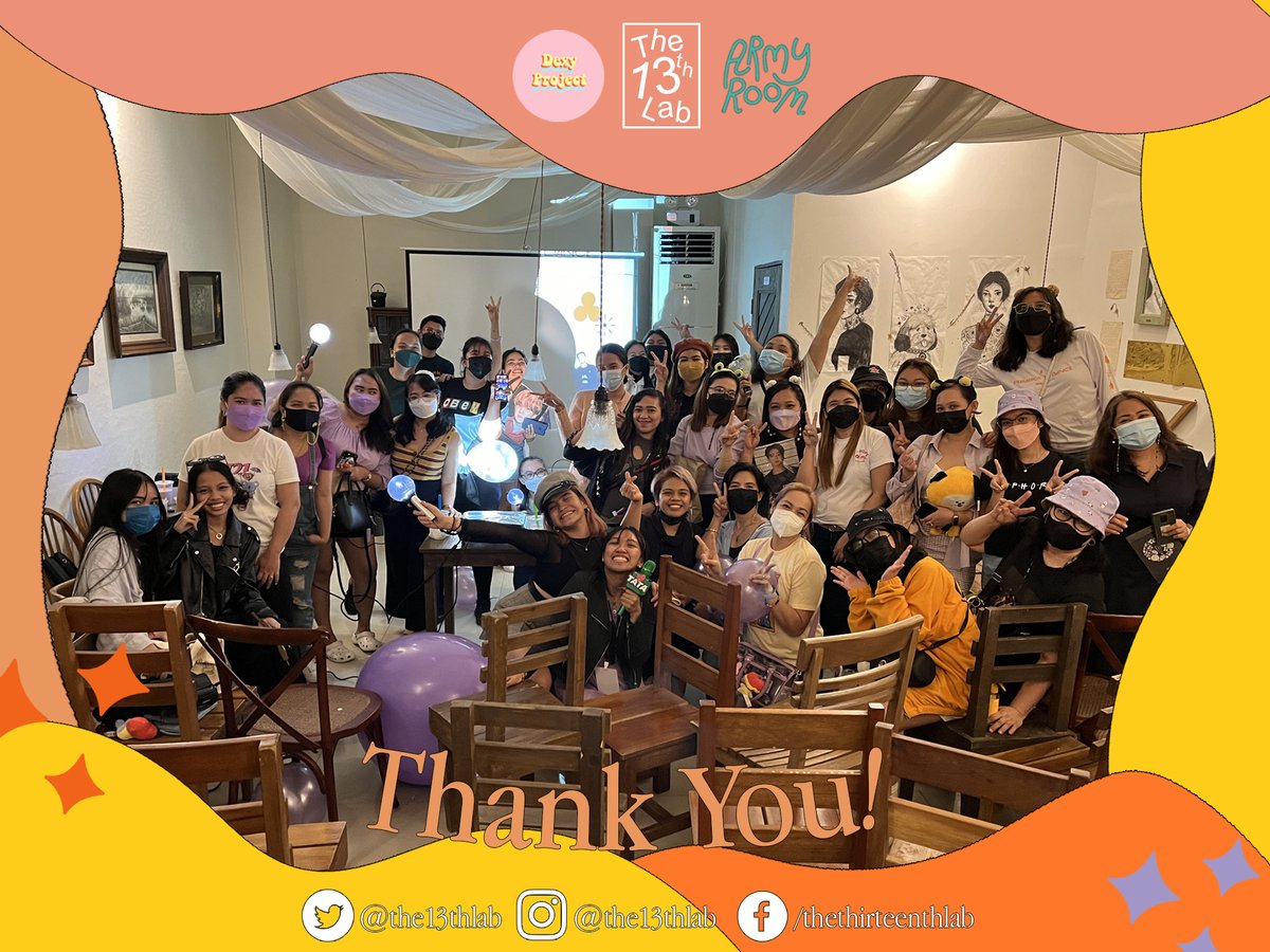 13thlabprod's tweet photo. hank you so much for coming and for spending your time with us on our first ever streaming event! We were so happy to see you guys enjoy yourselves 💜 Hopefully we see you again soon ARMYs! Til next time 😉 

#ARMYROOMCDO https://t.co/8XyfpOj9xB