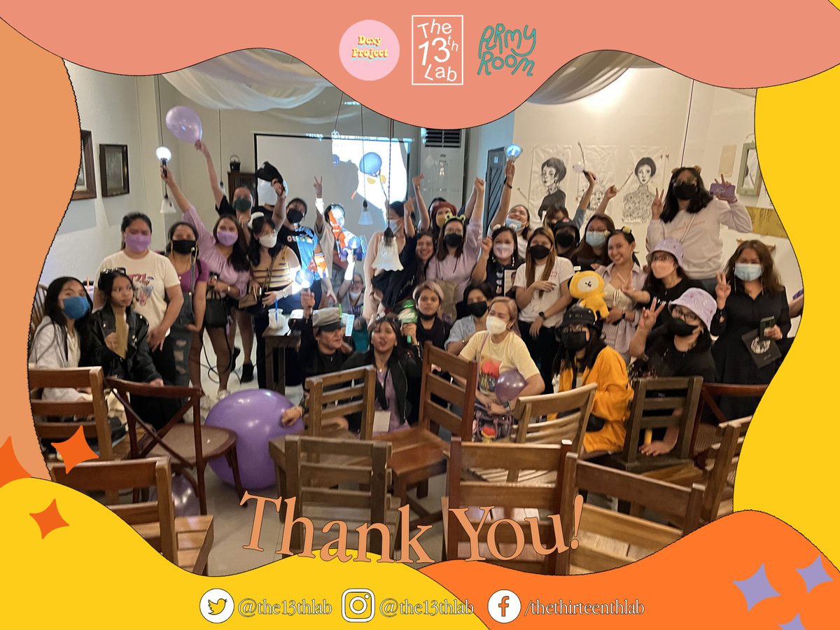 13thlabprod's tweet photo. hank you so much for coming and for spending your time with us on our first ever streaming event! We were so happy to see you guys enjoy yourselves 💜 Hopefully we see you again soon ARMYs! Til next time 😉 

#ARMYROOMCDO https://t.co/8XyfpOj9xB