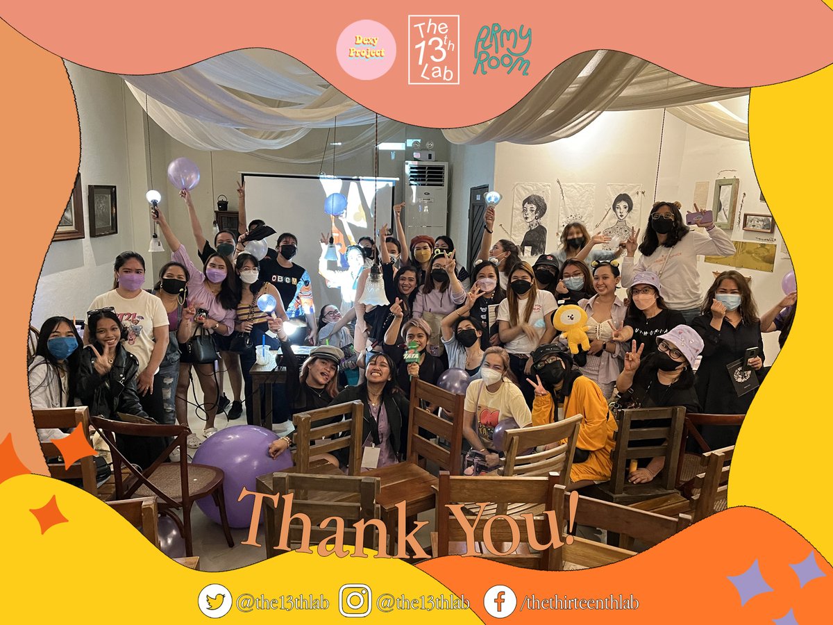 13thlabprod's tweet photo. hank you so much for coming and for spending your time with us on our first ever streaming event! We were so happy to see you guys enjoy yourselves 💜 Hopefully we see you again soon ARMYs! Til next time 😉 

#ARMYROOMCDO https://t.co/8XyfpOj9xB