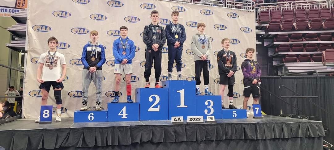 BurgettstownWre's tweet photo. We finish the season with 2 PIAA placers!

Parker Sentipal finishes with a 42-5 season record &amp; a 5th place finish in Hershey!🏅 

Gaven Suica finishes with a 32-10 season record &amp; an 8th place finish in Hershey!🏅 

Next stop,NHSCA and FARGO! Off-season what?!💪#homegrown #wpial https://t.co/ZZUOxdC8aB
