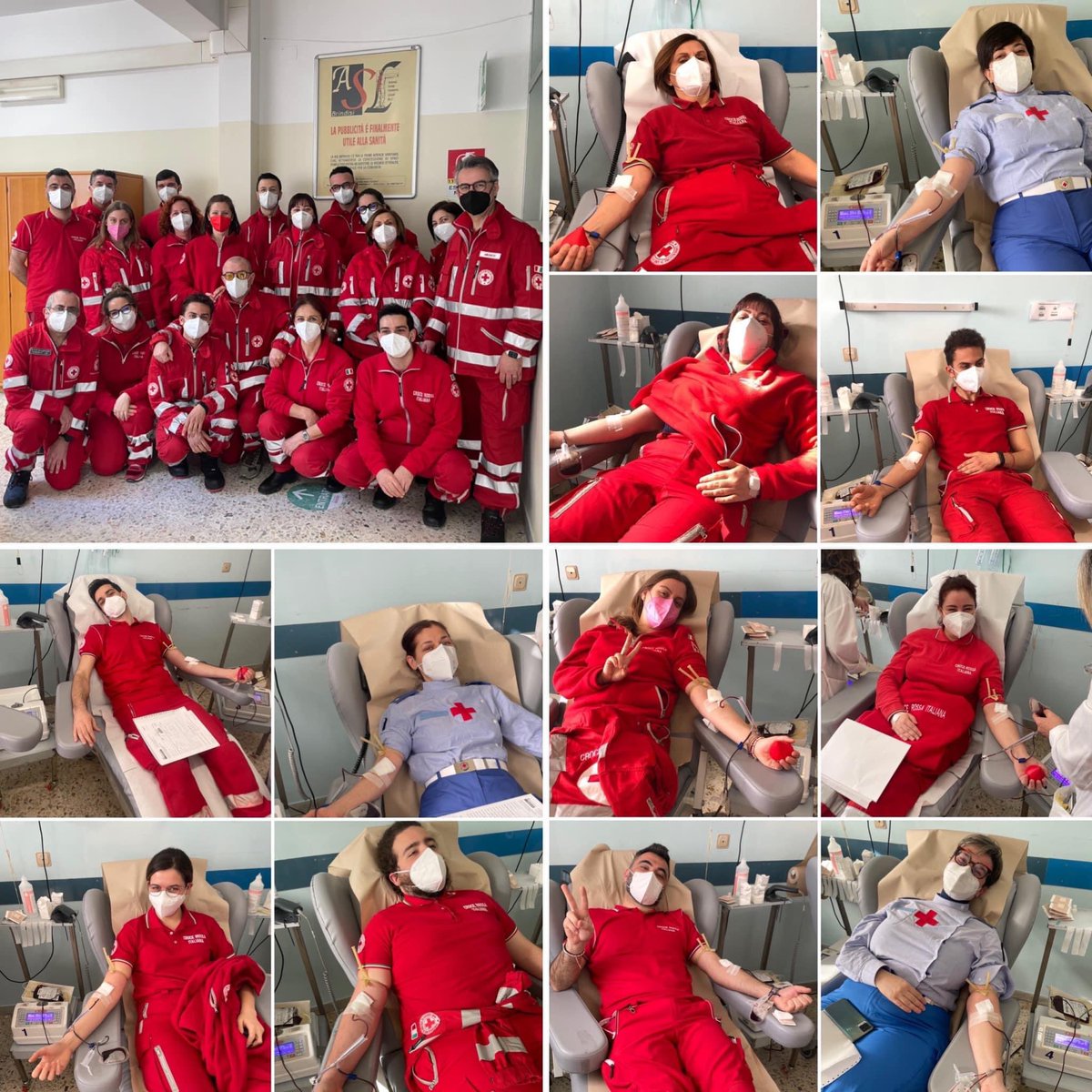 crifasano's tweet photo. Stamattina presso l'Ospedale di Fasano si è svolta la giornata di raccolta sangue promossa dalla #CRIFasano.
Una mattinata ricca di amore verso gli altri con ben 32 donatori di sangue! ❤️
Oggi ho donato il sangue!🩸
#donachetitorna #CRIFasano #CRIPuglia #ASLBrindisi https://t.co/Xa9H287XuW