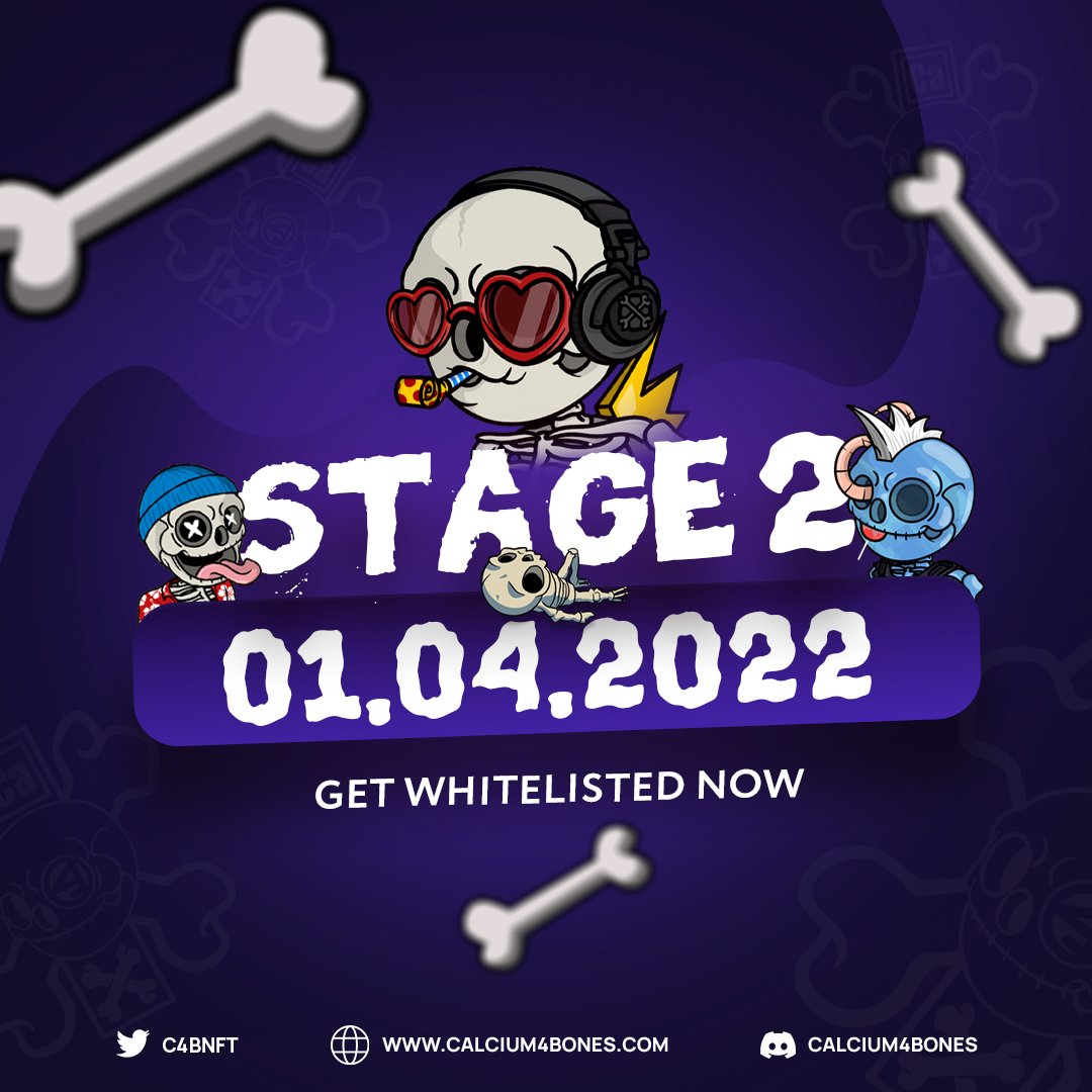 EllisseCrypto03's tweet photo. @MetaLadies_ You should check out the Bones, An NFT worth keeping along with a very supportive and active community not even kidding. The Stage 2 is just a round the Corner so come and Join us @C4BNFT #NFT #NFTCommunity https://t.co/ZD9YPR6MuI