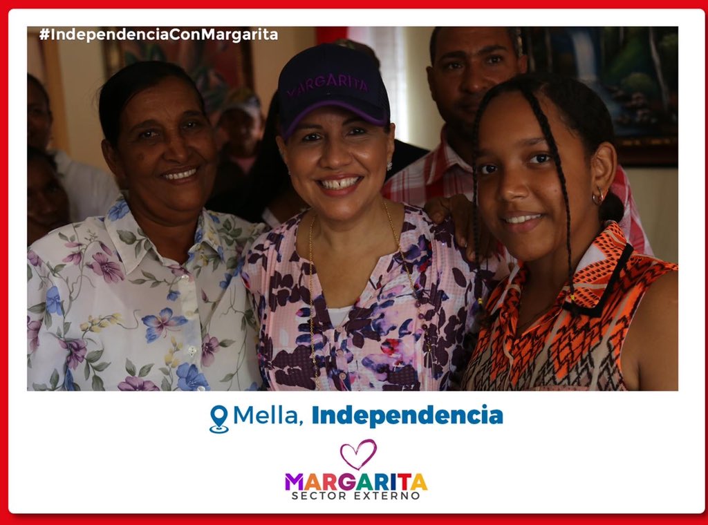 SEdeMargarita's tweet photo. ¡Seguimos creciendo!

Cada día son más, las personas se acercan a @margaritacdf Para expresarle su apoyo, hoy se suma al proyecto nación el Regidor en Mella, 📍Provincia Independencia, Osiris Balaguer.

#IndependenciaConMargarita #MargaritaPresidente #SEdeMargarita https://t.co/2YOjAsXDeM
