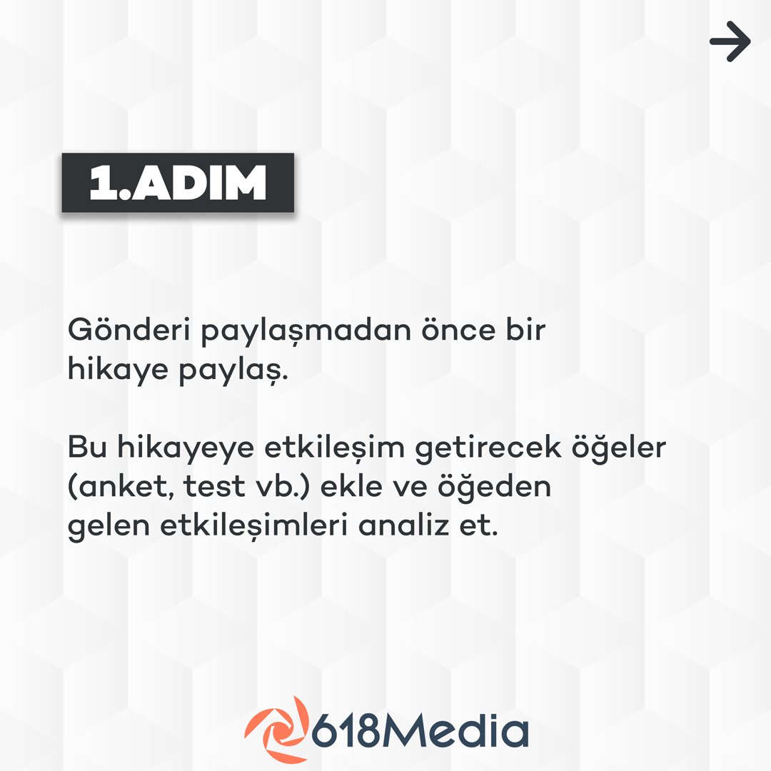 618Media's tweet photo. Hikayelerinde etkileşim getiren öğeler sayesinde paylaşımlarını daha fazla kişiye duyurabilirsiniz.

🔶 Bu adımları takip ederek sizler de içeriğinize trafik sağlayabilirsiniz.

👉🏻 Daha Fazla Bilgi İçin Takipte Kalın!

🌍 https://t.co/jA3dZq8HH7

#618media... https://t.co/3uhc2fGX0u