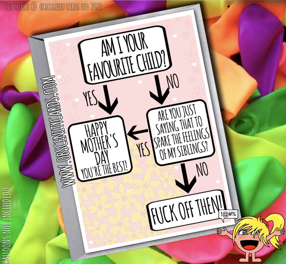 ObscenityCards's tweet photo. Only 10 days left until Mother's Day!

https://t.co/YvQMgtslyK https://t.co/JDOnLks1PS