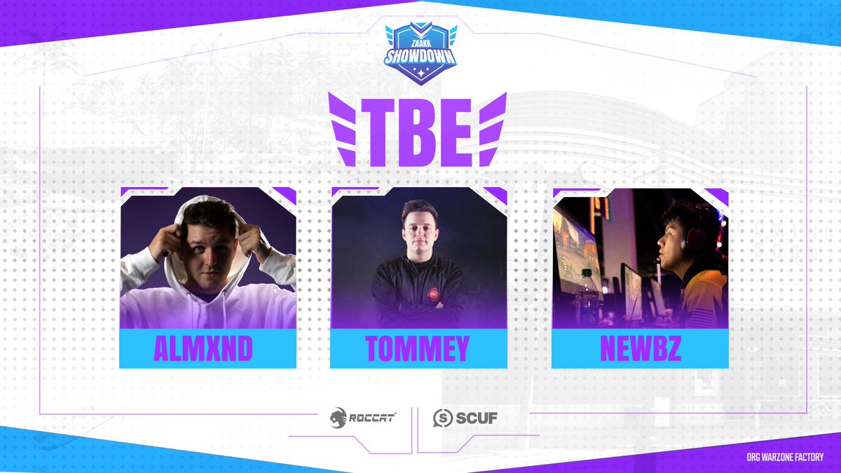WaryAgency's tweet photo. LETS INTRODUCE OUR FIRST INVITED TEAM 3000$ WARZONE EVENT 😈

WELCOME TBE 🔥

@Tommey
@Almxnd_
@TBE_Newbzz
 
Want a captain spot ? ⤵️ https://t.co/ZSDiu4atgm