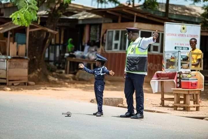 Ghana Police at work  ❤❤❤