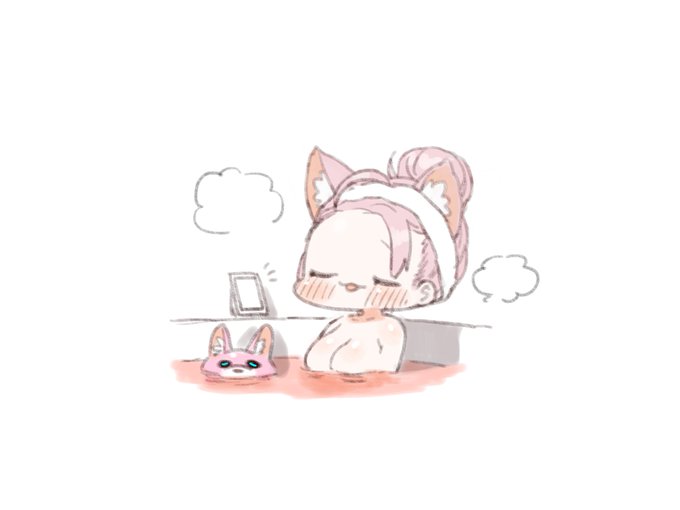 お風呂入ってた
#こよりすけっち 
#こよりすぺーす https://t.co/nQ9PRVolyv 