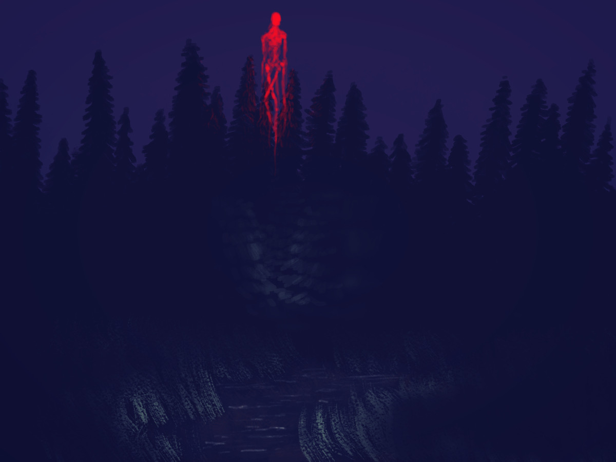 WrigglingV's tweet photo. Something traveling over the woods https://t.co/MsGleTvT1a
