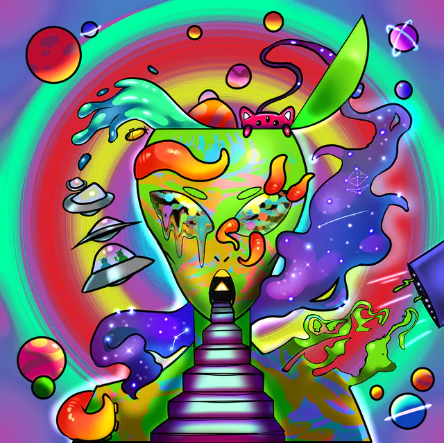 MikeyMcBNFT's tweet photo. A few days ago, I mentioned that I don't think anyone can be as bullish as I am on @EthaliensNFT... That's a loaded statement, but let me explain to you why. 

This will be a long thread, but lets post this trippy Ethalien one more time to get your attention! 

#AlienInvasion 👇 https://t.co/aGdq6xphtx
