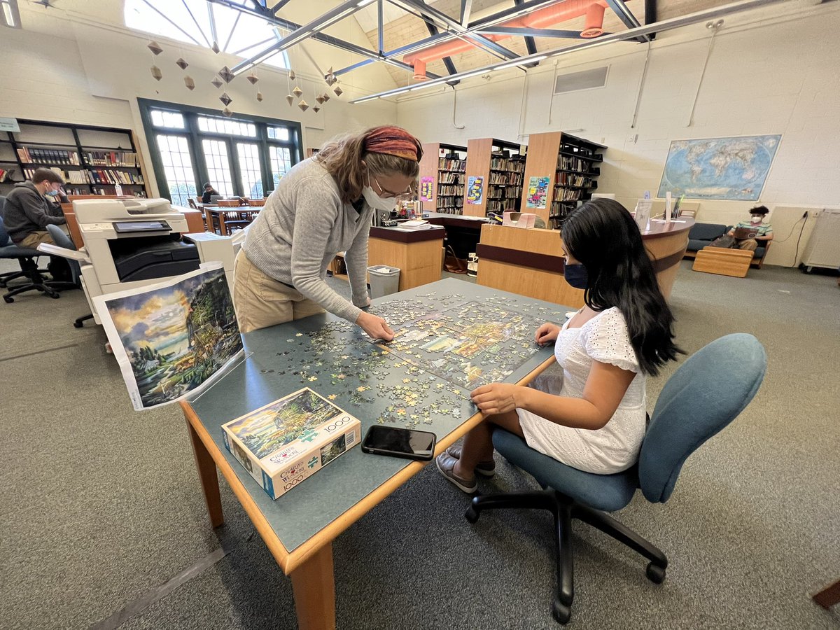 Library at St. Andrew's School, RI tweet media