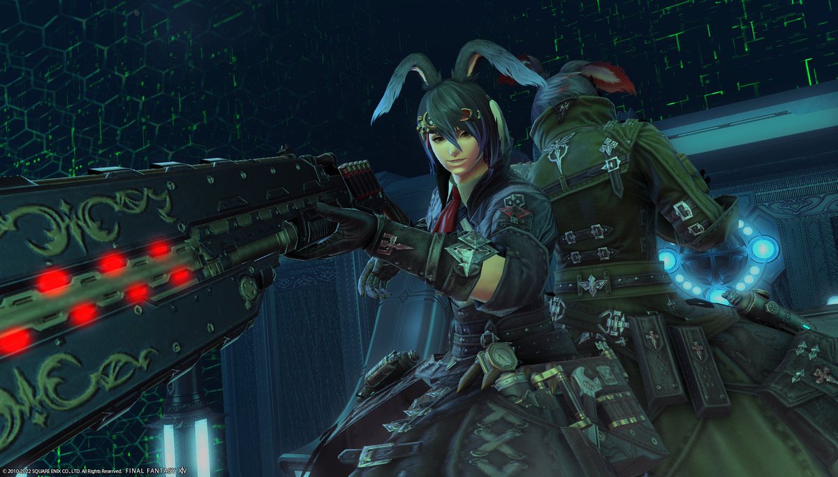 tottoto14's tweet photo. フレと機工AFうさぎ併せで撮ってきたー！
下にも続くよ。　＃FF14 https://t.co/T5tCXfxjic