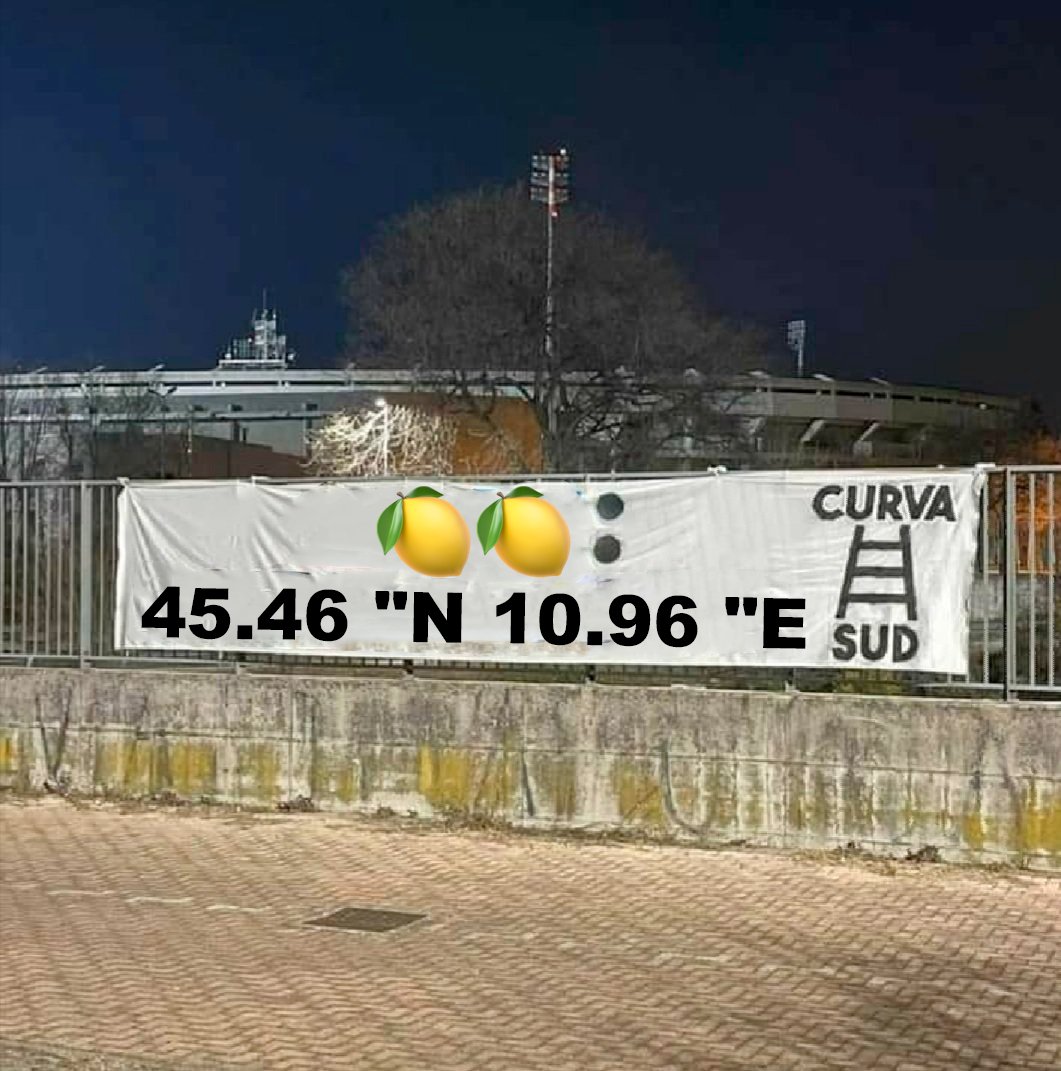 sim186's tweet photo. Limonate in arrivo a Verona #VeronaNapoli https://t.co/VRScT3mBAg