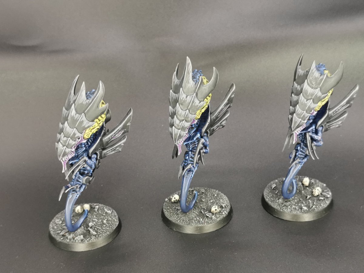 WMRGuilliman's tweet photo. You're some sort of brain bug aren't you?! Really like the hydra colours. I'm hoping it'll suit the whole tyranid range. #Warmongers #paintingwarhammer #40K #warhammer40k #WarhammerCommunity #tyranids #hivefleethydra #dztv https://t.co/ZcYZVImv8u