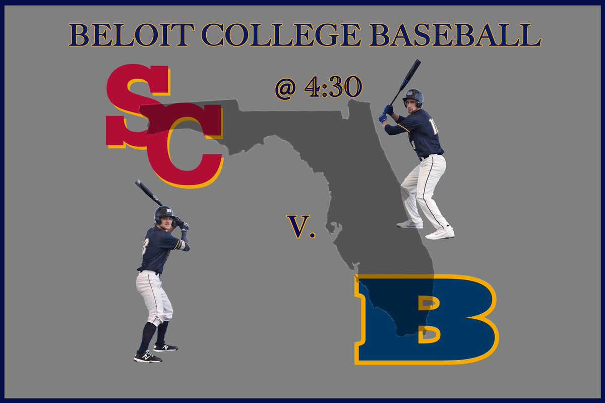 beloit_baseball's tweet photo. Double header today for the Buccaneer baseball squad! Simpson College is 2-1 so far this spring. First game begins at 4:30 pm ET.
Lineups will be posted later. Follow us on the new GameChanger app or watch live stream through RussMatt.
#HereWeGo #LetsGoBucs #BeloitBaseball #D3 https://t.co/GAPPuRuWcu