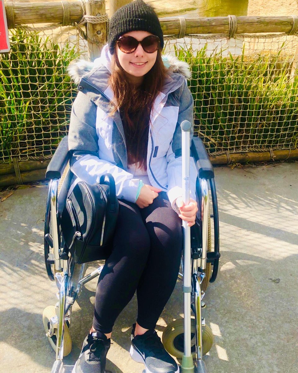 Miss_Brown___'s tweet photo. I havenβt seen any posts from disabled teachers anywhere and I used a wheelchair for the first time yesterday at the zoo. I want this to be a motivational kick to anyone who is wanting to be a teacher, but has a disability. YOU CAN DO THIS! πͺπΌπ₯° #chronicillness #pgce #Disability https://t.co/0QQHgoobSL