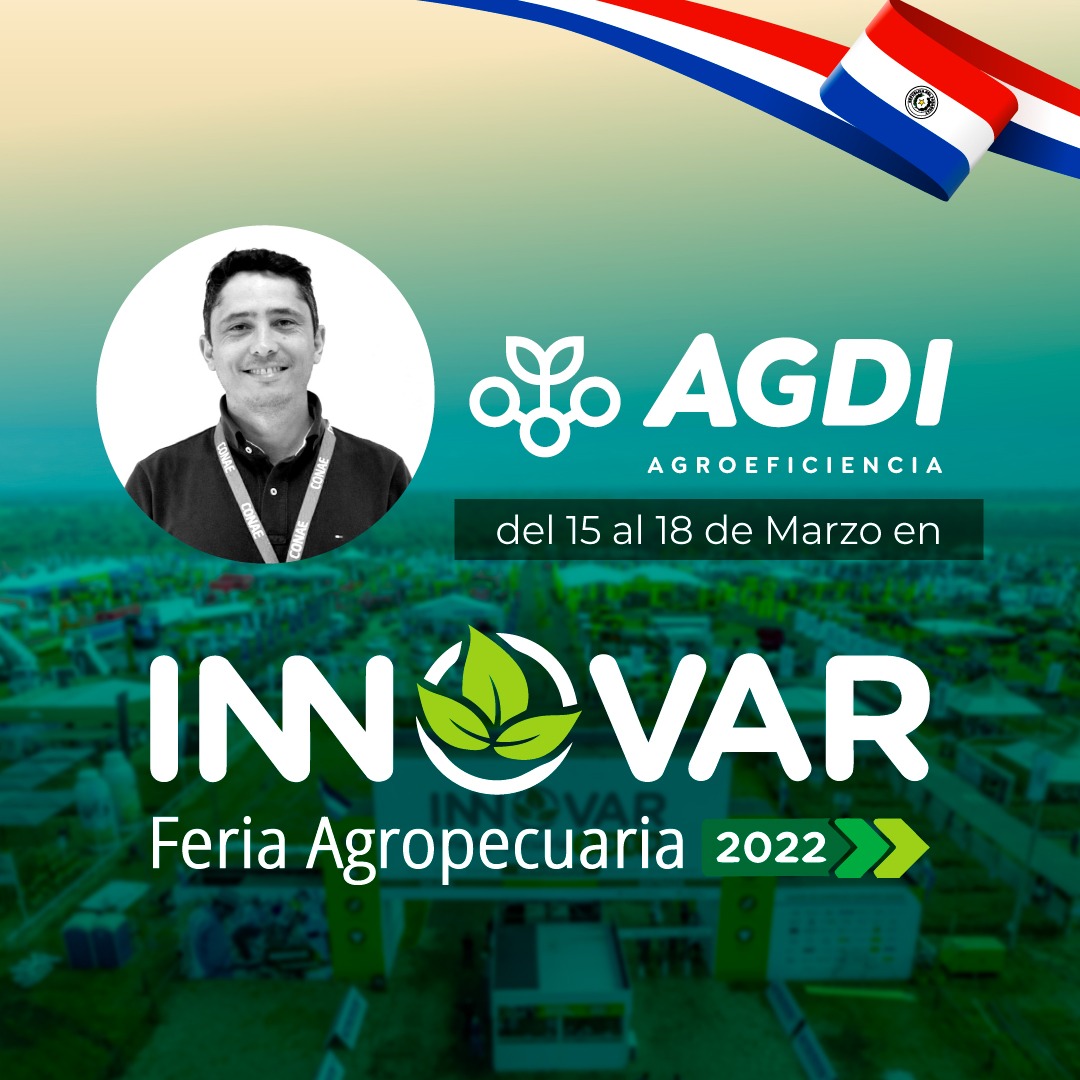 AgDi (agdi.ar) presente en la feria agropecuaria <a href="/innovarferia/">Innovar Feria Agropecuaria</a>   del Paraguay, para hablar sobre las nuevas aplicaciones tecnológicas, las ventajas del desarrollo digital y el avance de la agricultura de precisión.
👉🏻innovar.com.py
