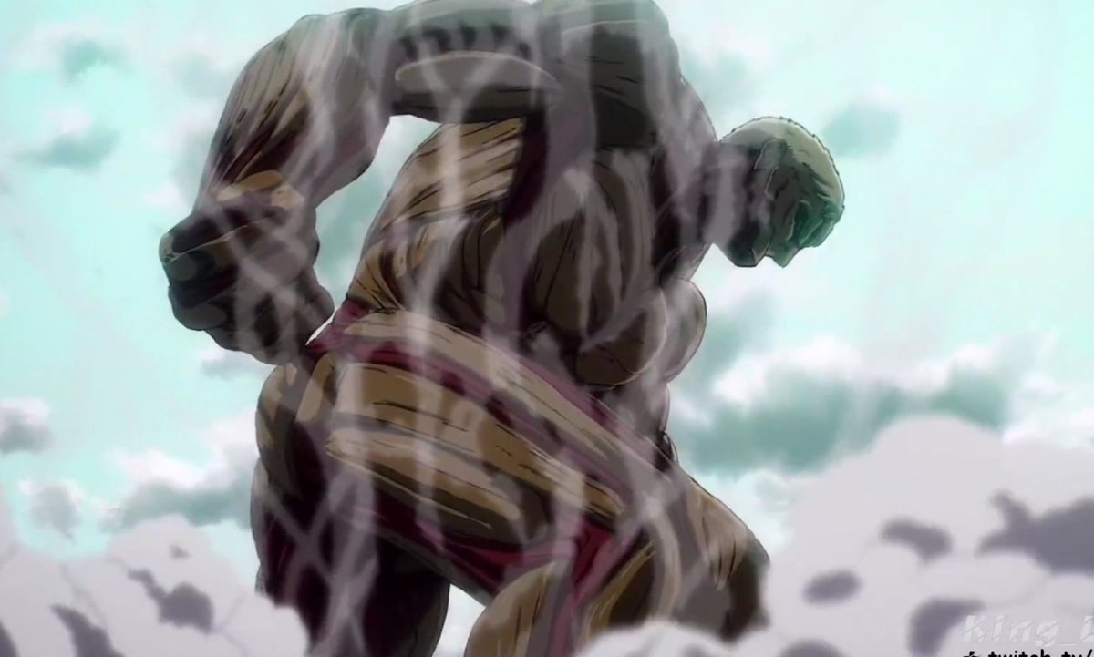 gojoloves's tweet photo. No tengo palabras para describir lo icónico que fue ver a Annie y Reiner luchando juntos en su forma titán 

#ShingekiNoKyojin 
#AttackOnTitan https://t.co/ljWXgnMTjP